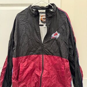 1990s/ Y2K Colorado Avalanche Windbreaker Jacket